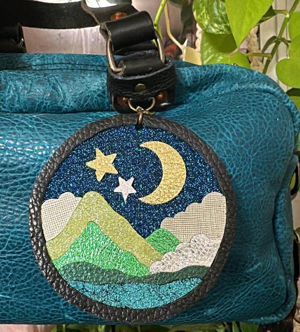 Preorder - 4" Cosmic Night - Accessory, Keychain, Purse Charm- Steel Rule Wooden Die