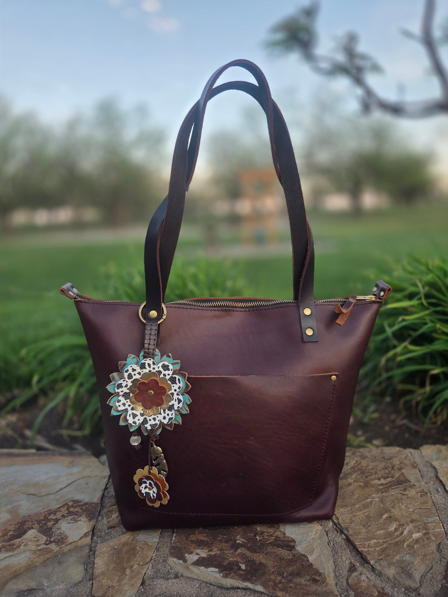 Preorder-  "Flower Power" Deluxe Petal Bag Charm, Accessory Keychain Die - Steel Rule Wooden Die