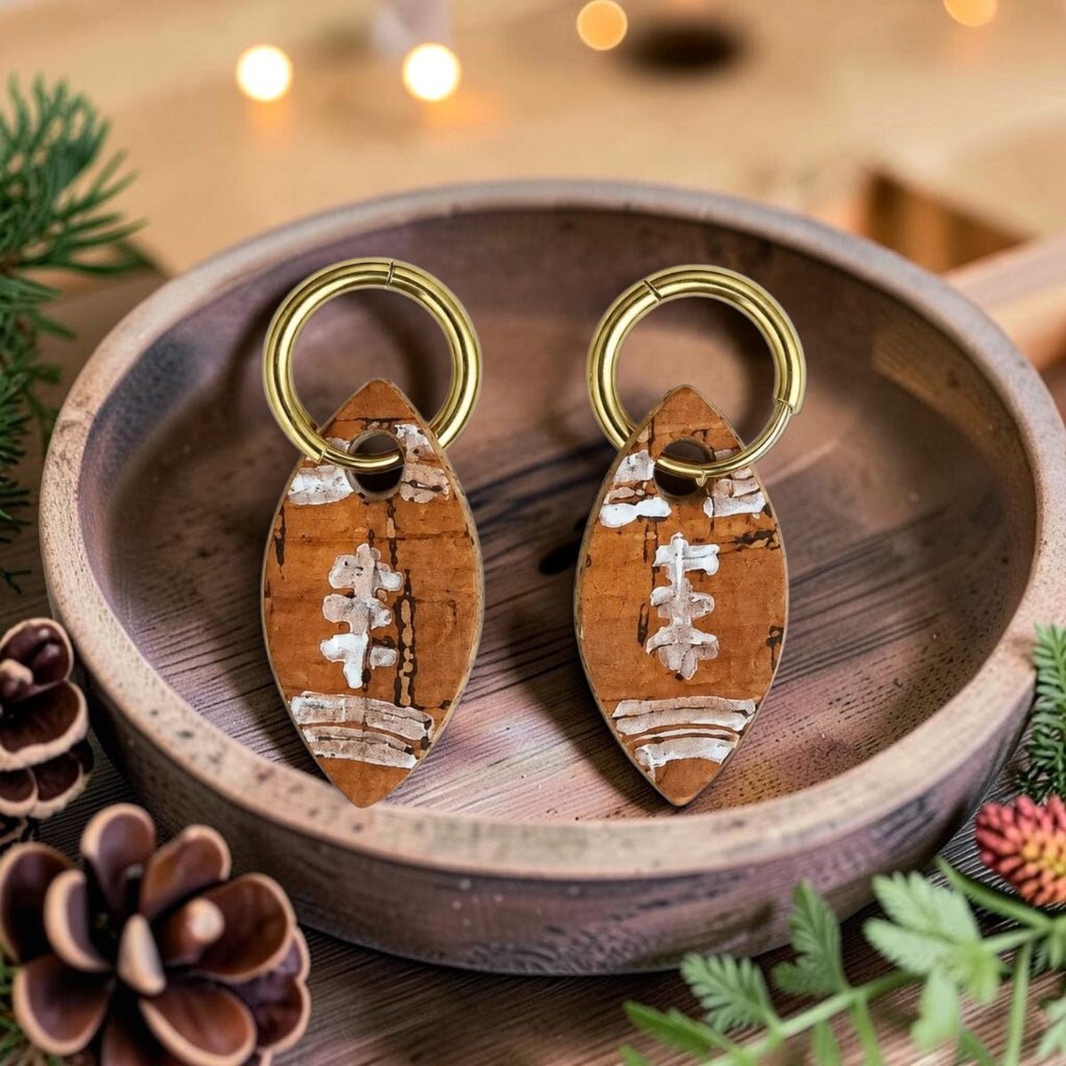 Preorder - Fall Multi Huggie Dangles  - 8 designs - embossed mirrored pairs - Steel Rule Wooden Earring Die