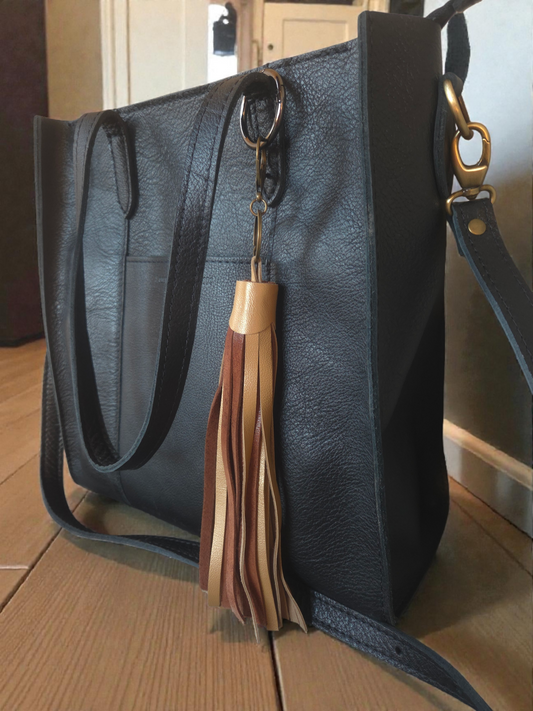 Preorder -  Scalloped Top - Long Tassel Fringe for Earring/Accessory Bag Charm- Steel Rule Die