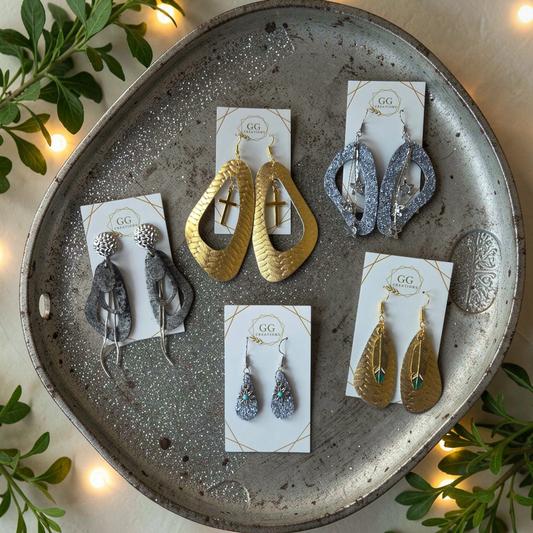 Vogue Vistas - Multi Cut Drop - Steel Rule Wooden Earring Die