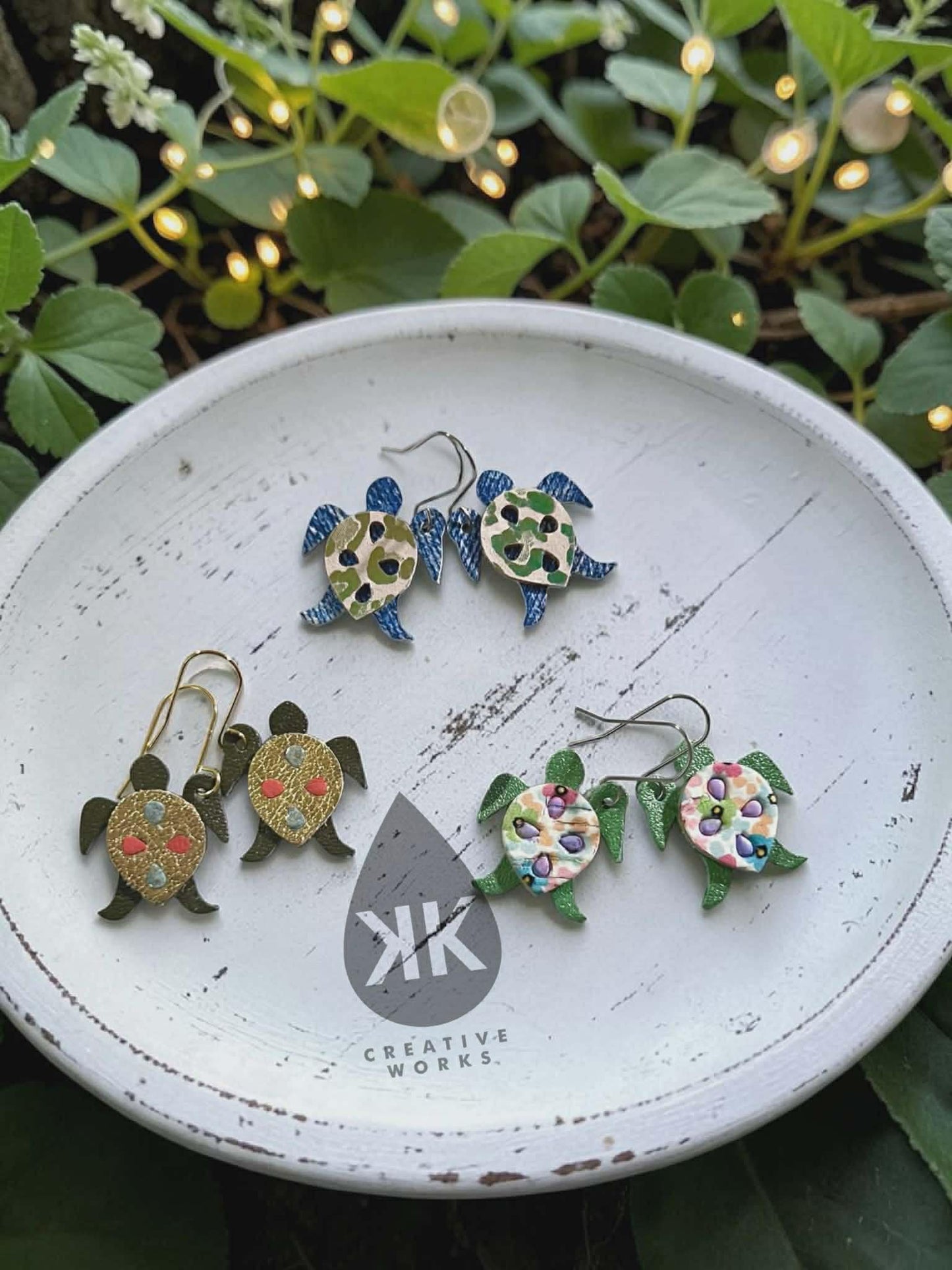 Preorder -Petite Sea Turtle - Steel Rule Wooden Earring Die