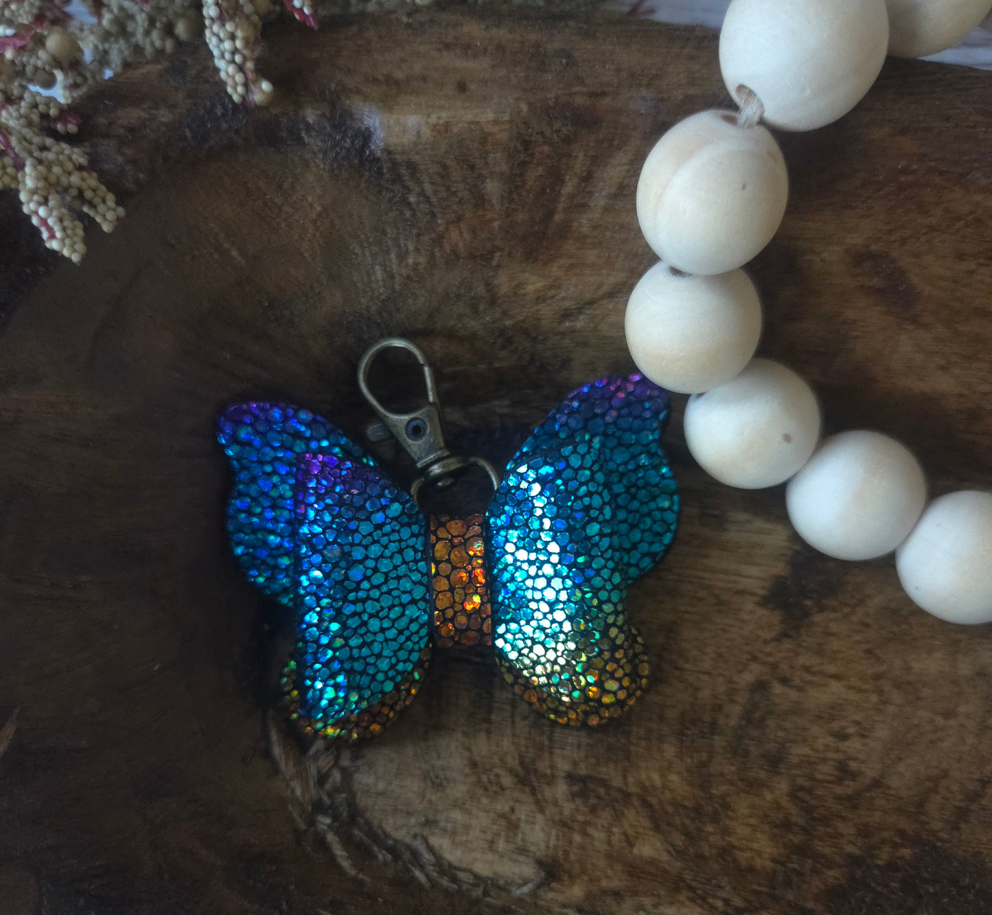Butterfly Mini Bow accessory/purse flair/zipper pull - Steel Rule Wooden Die