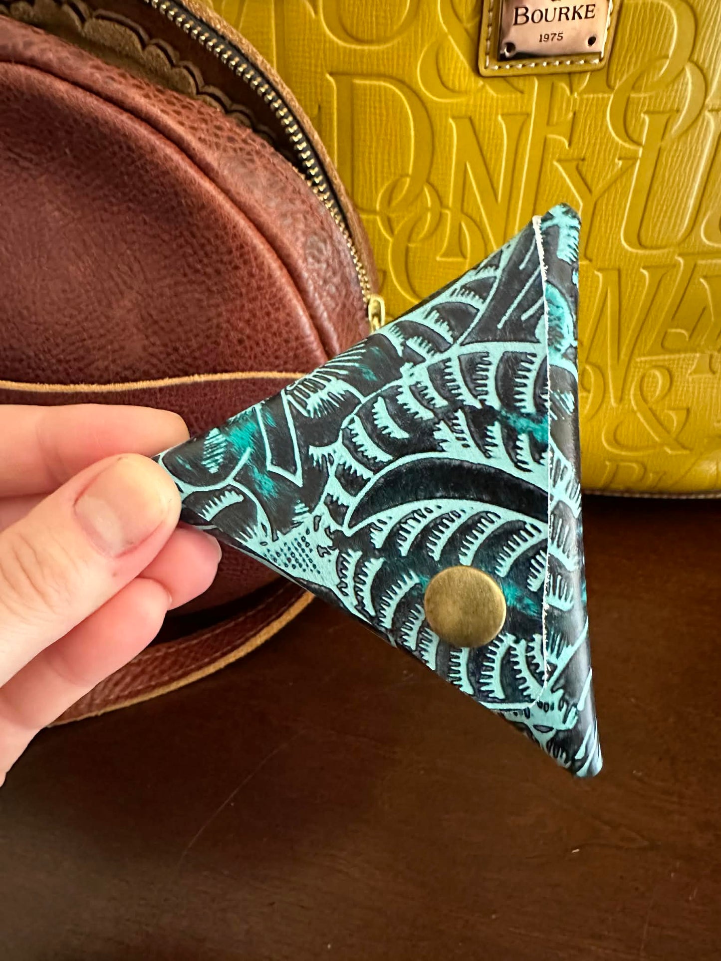 Preorder - Triangle Coin Purse/Pouch - Accessory - Steel Rule Wooden Die