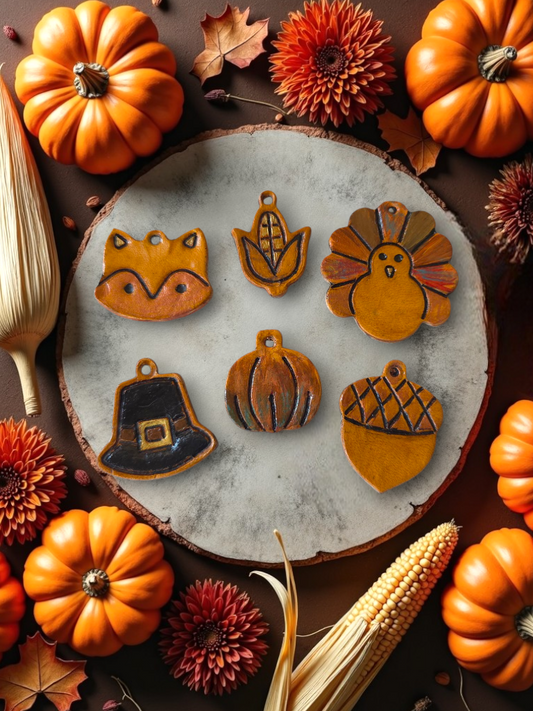 Multi Fall Celebration - 6 designs Embossed - Steel Rule Earring Die
