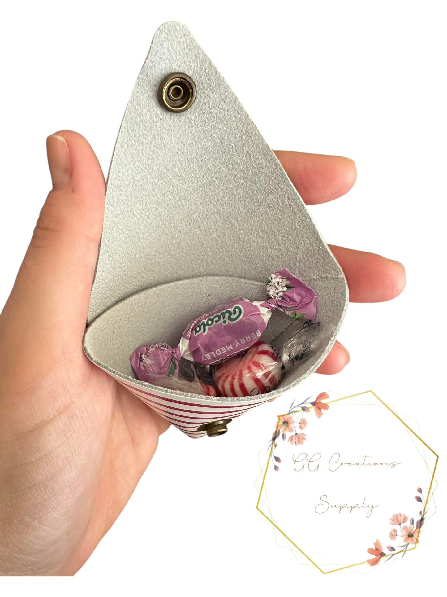 Preorder - Triangle Coin Purse/Pouch - Accessory - Steel Rule Wooden Die