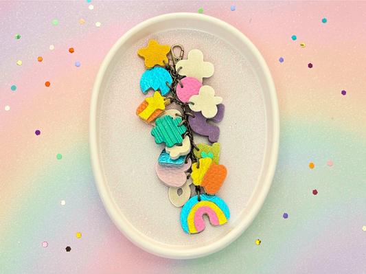 Preorder - Oh So Lucky - 1" Larger charms - Earrings, Accessory, Keychain, Purse Charm- Steel Rule Wooden Die