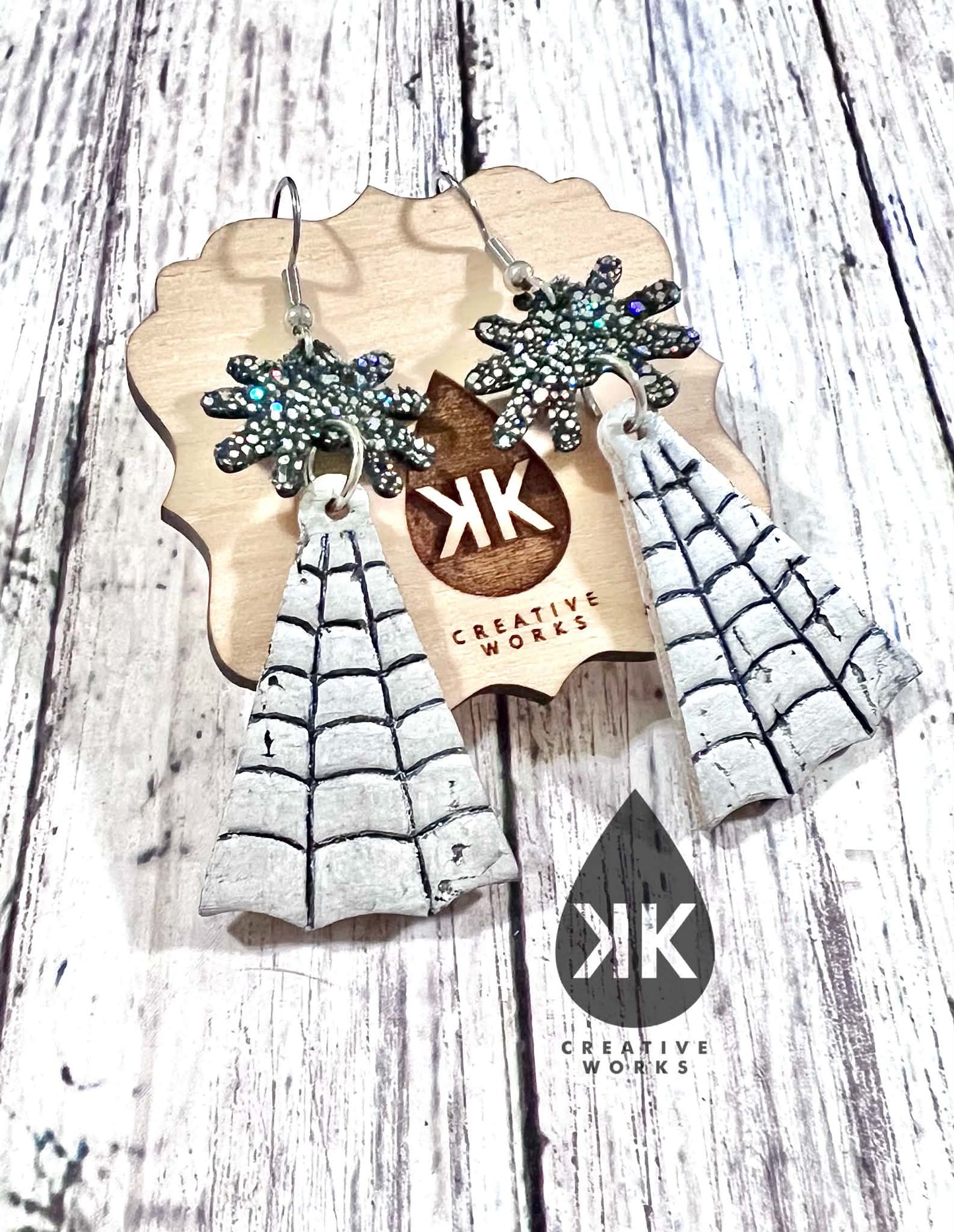Preorder - Web of Fate - Vertical Embossed with spiders - Pairs - 3 sizes of Spiders - Steel Rule Earring Die