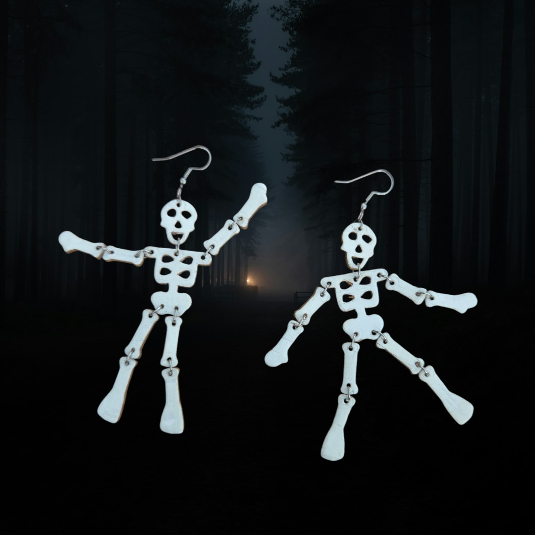 Skeleton Dangle - Full Body - Steel Rule Earring Die