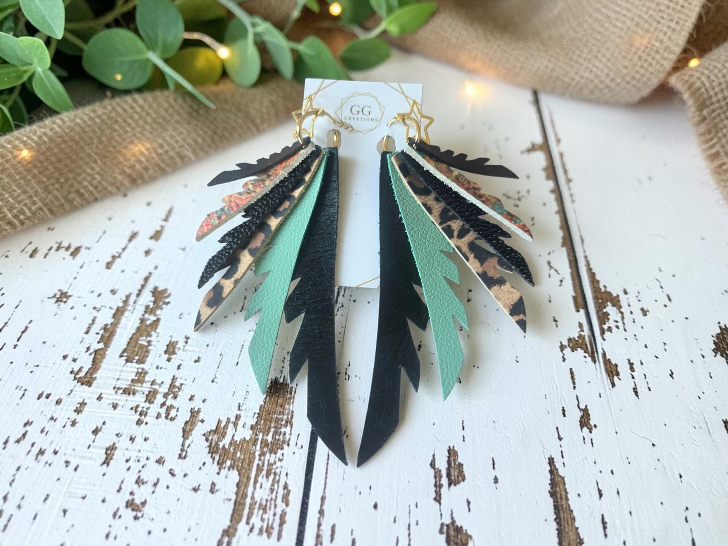 Preorder - Razor Edge Feather Layering Feathers -  6 layers - Steel Rule Wooden Earring Die